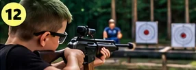 Strzelnica: wiatrówka, paintball