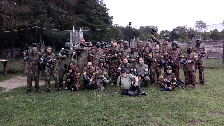 Archiwalne zdjęcie rozbudowy Paintball Sierpc