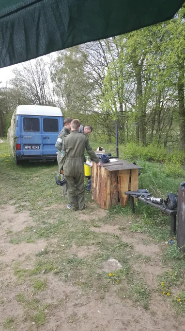 Archiwalne zdjęcie rozbudowy Paintball Sierpc