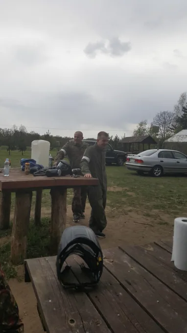 Archiwalne zdjęcie rozbudowy Paintball Sierpc