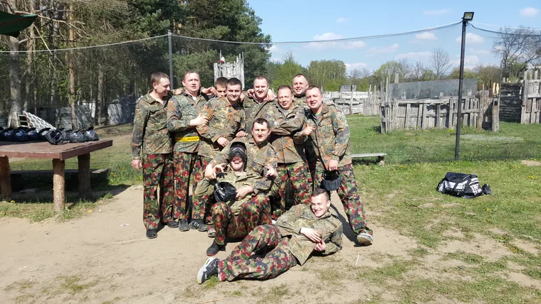 Archiwalne zdjęcie rozbudowy Paintball Sierpc