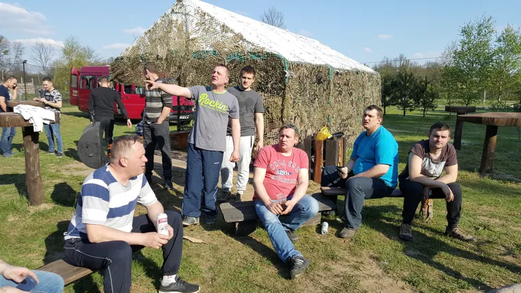 Archiwalne zdjęcie rozbudowy Paintball Sierpc