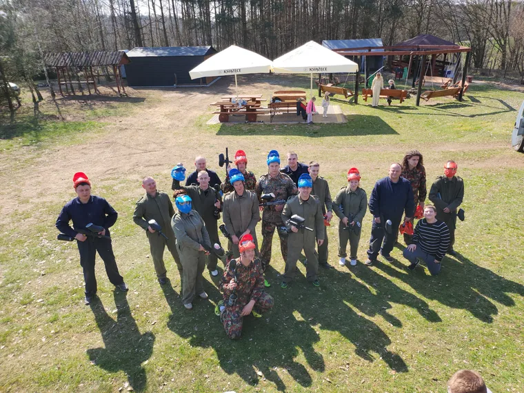 Archiwalne zdjęcie rozbudowy Paintball Sierpc