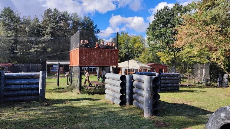 Archiwalne zdjęcie rozbudowy Paintball Sierpc